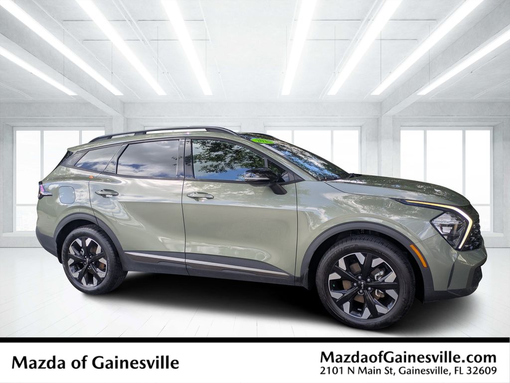 Green 2023 Kia Sportage Hybrid Plug-In SUV / Crossover All-Wheel Drive 6-Speed Automatic