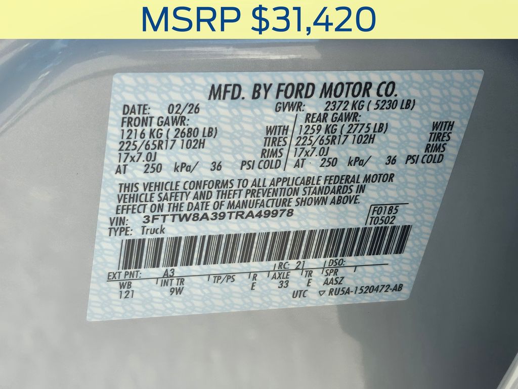 2026 Ford Maverick XL White at Stokes Honda North