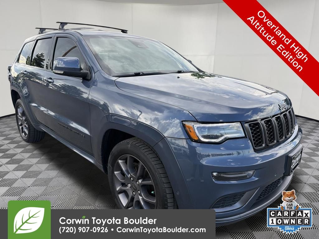 Pacific Blue Clearcoat 2020 Jeep Grand Cherokee SUV / Crossover Four-Wheel Drive 8-Speed Automatic