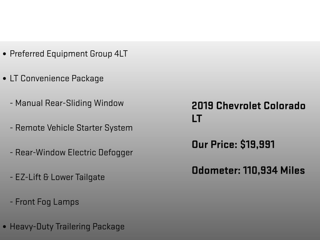 2019 Chevrolet Colorado LT - 5