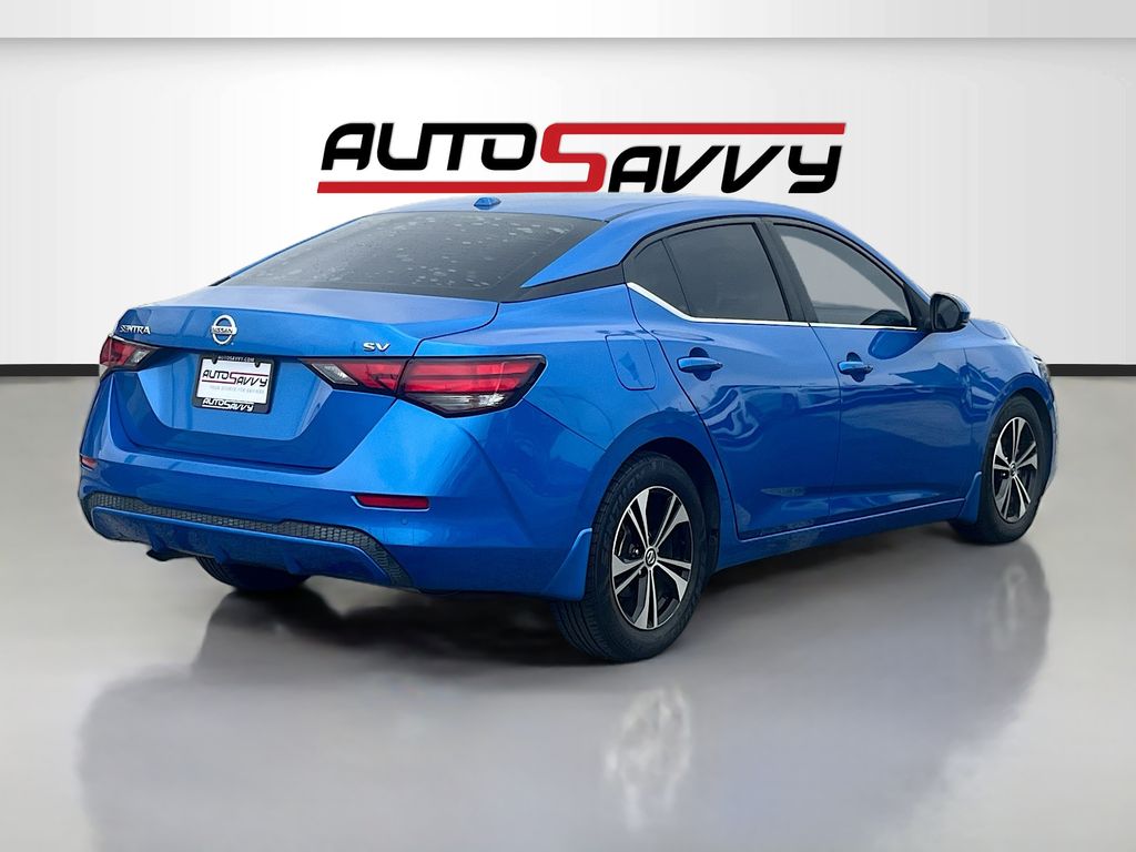 2020 Nissan Sentra SV Blue at AutoSavvy Houston Southwest