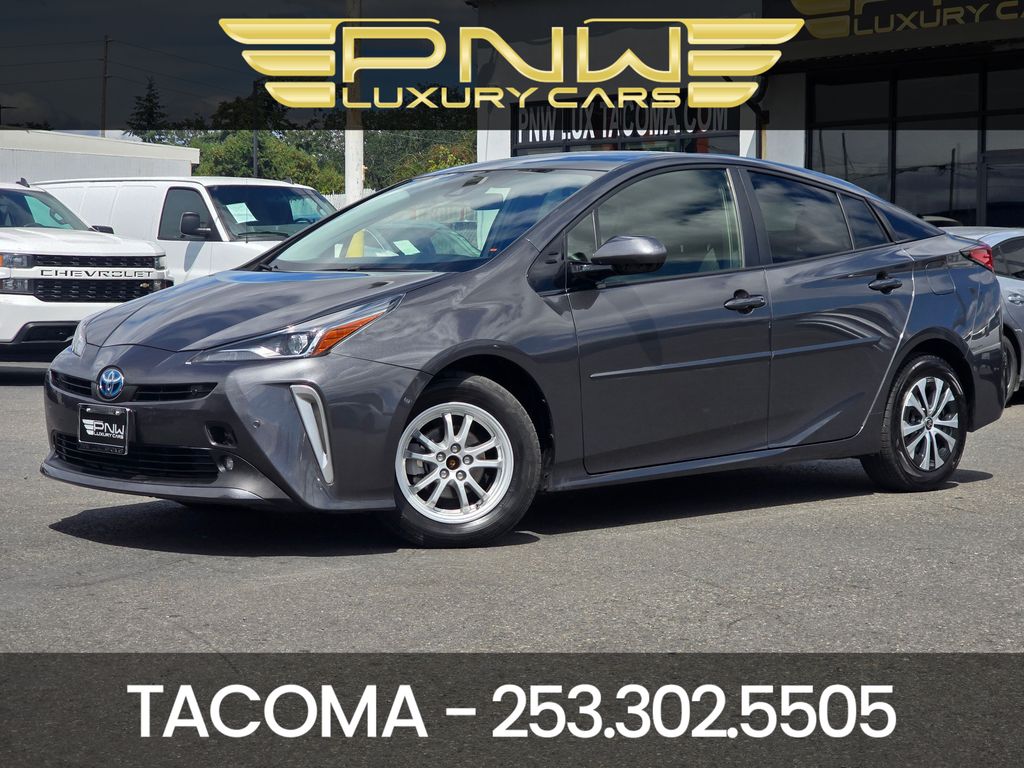 Magnetic Gray Metallic 2020 Toyota Prius Hatchback All-Wheel Drive Continuously Variable Transmission