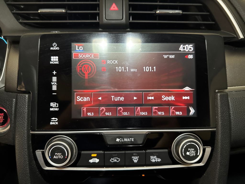 2016 Crystal Black Pearl Honda Civic EX FWD Sedan