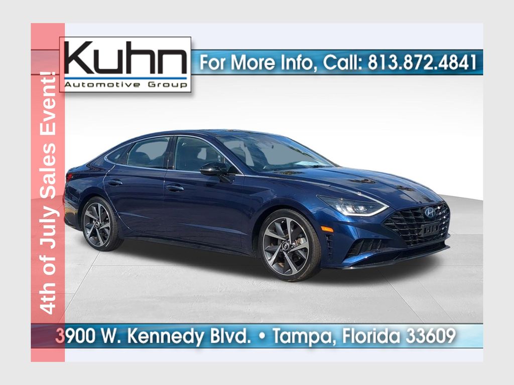 Blue (Stormy Sea) 2022 Hyundai Sonata Sedan Front-Wheel Drive 8-Speed Automatic