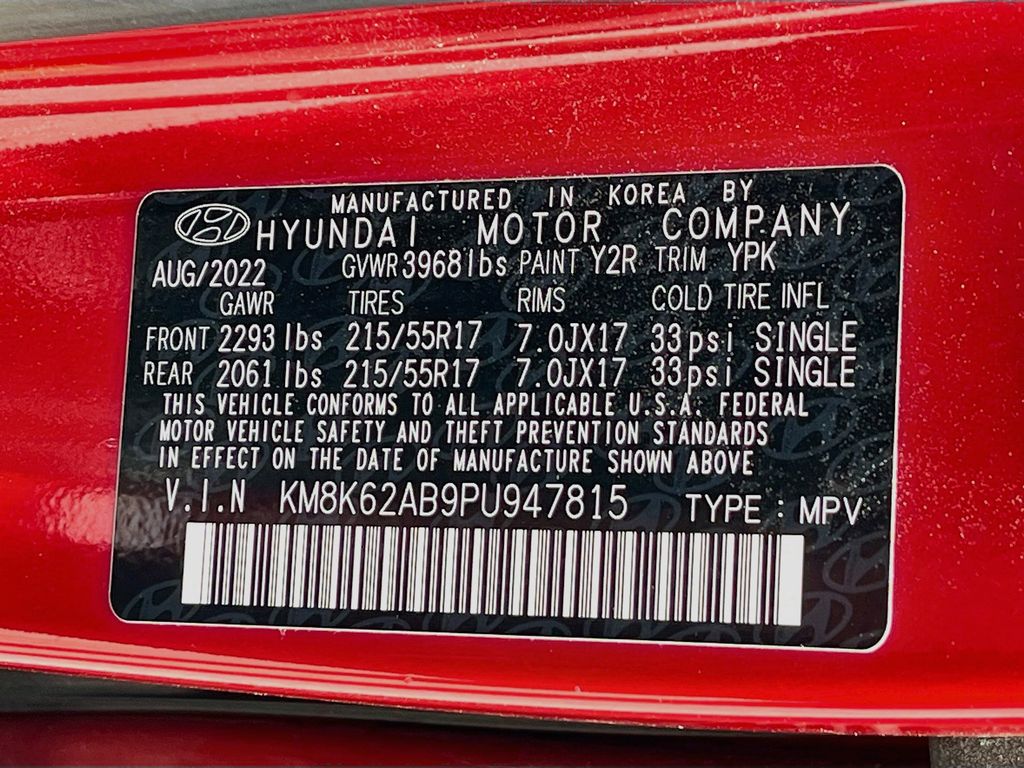 2023 Hyundai Kona SEL Red at Baytown Hyundai