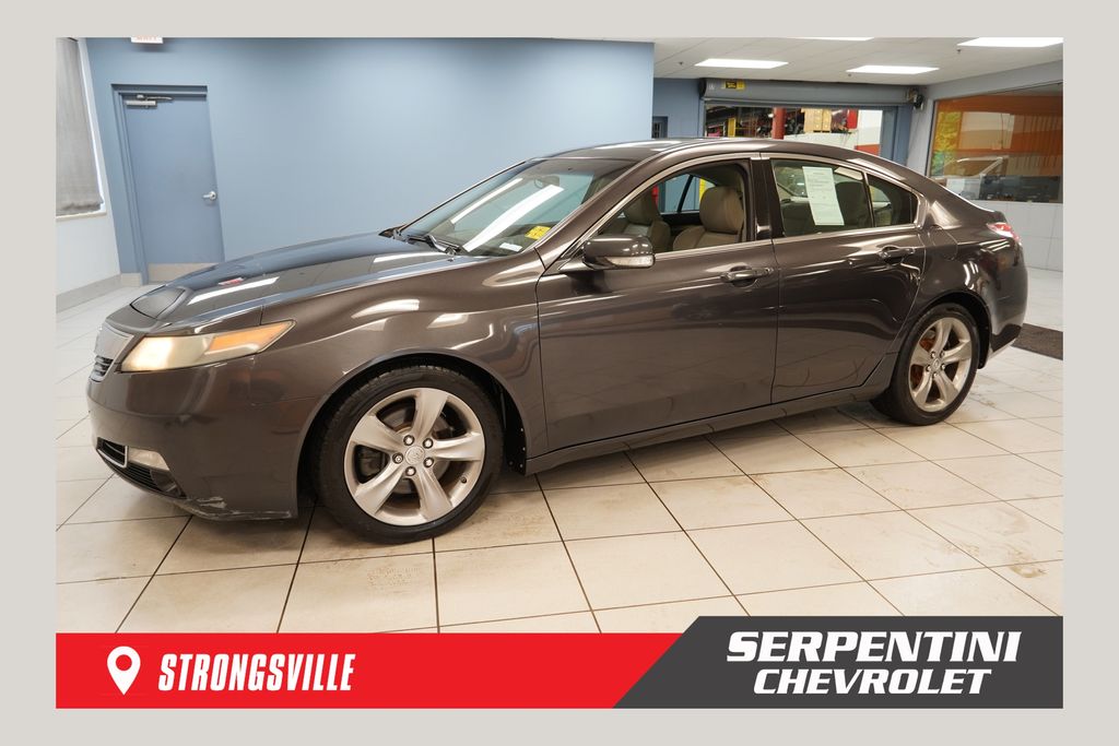 Gray 2013 Acura TL Sedan All-Wheel Drive 6-Speed Automatic