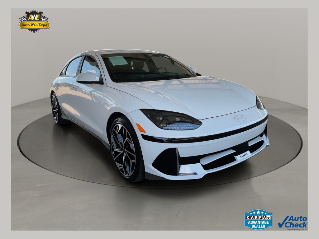 Serenity White 2025 Hyundai Ioniq 6 Sedan Rear-Wheel Drive 1-Speed Automatic