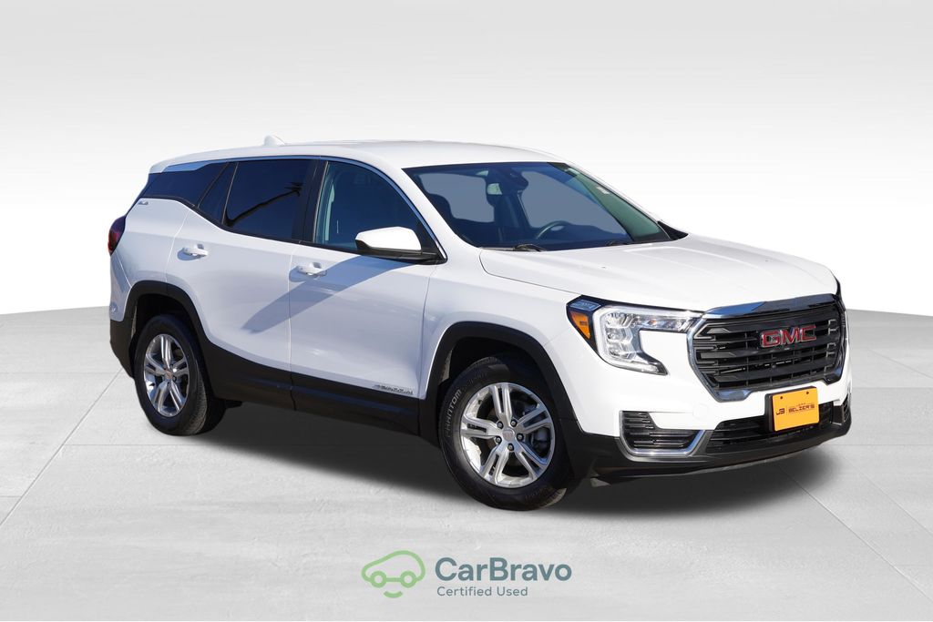 Summit White 2023 GMC Terrain SUV / Crossover Front-Wheel Drive 9-Speed Automatic