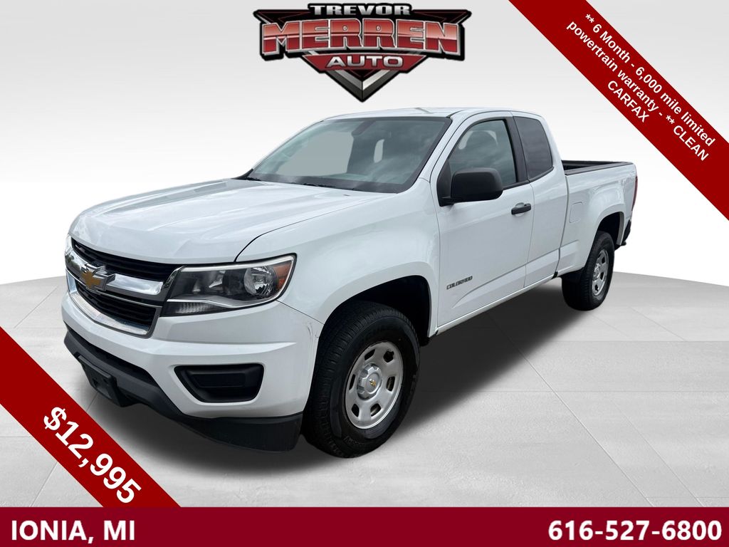 Summit White 2019 Chevrolet Colorado Work Truck Extended Cab LB RWD Pickup Truck 4X2 6-Speed Automatic