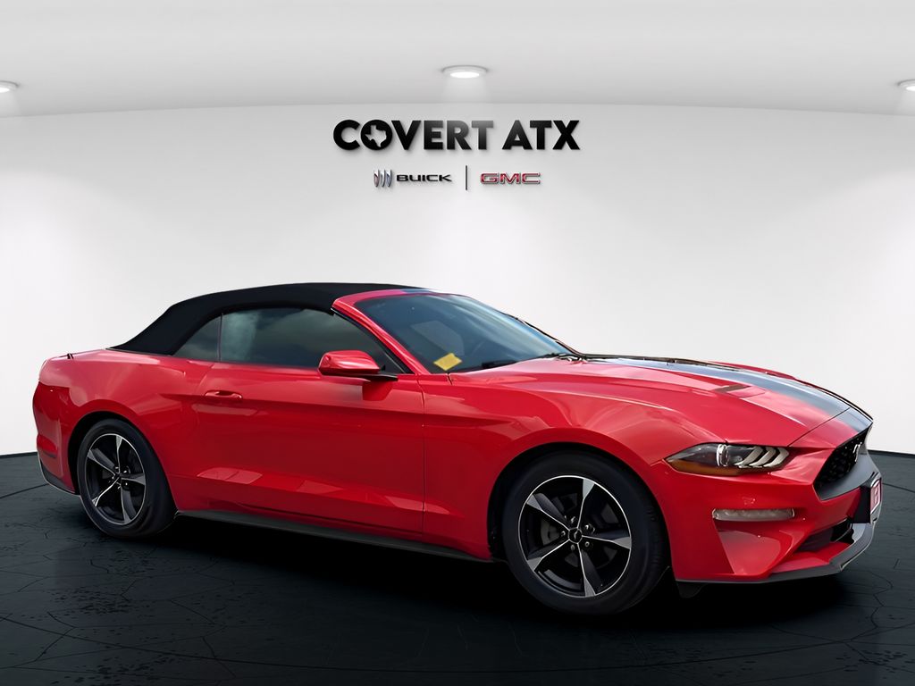 Race Red 2020 Ford Mustang EcoBoost Convertible RWD Convertible Rear-Wheel Drive Automatic