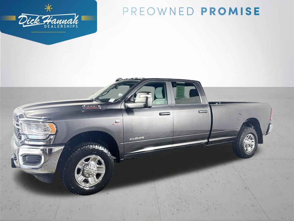 Gray (Granite Crystal Metallic Clearcoat) 2024 RAM 3500 Pickup Truck Four-Wheel Drive 6-Speed Automatic