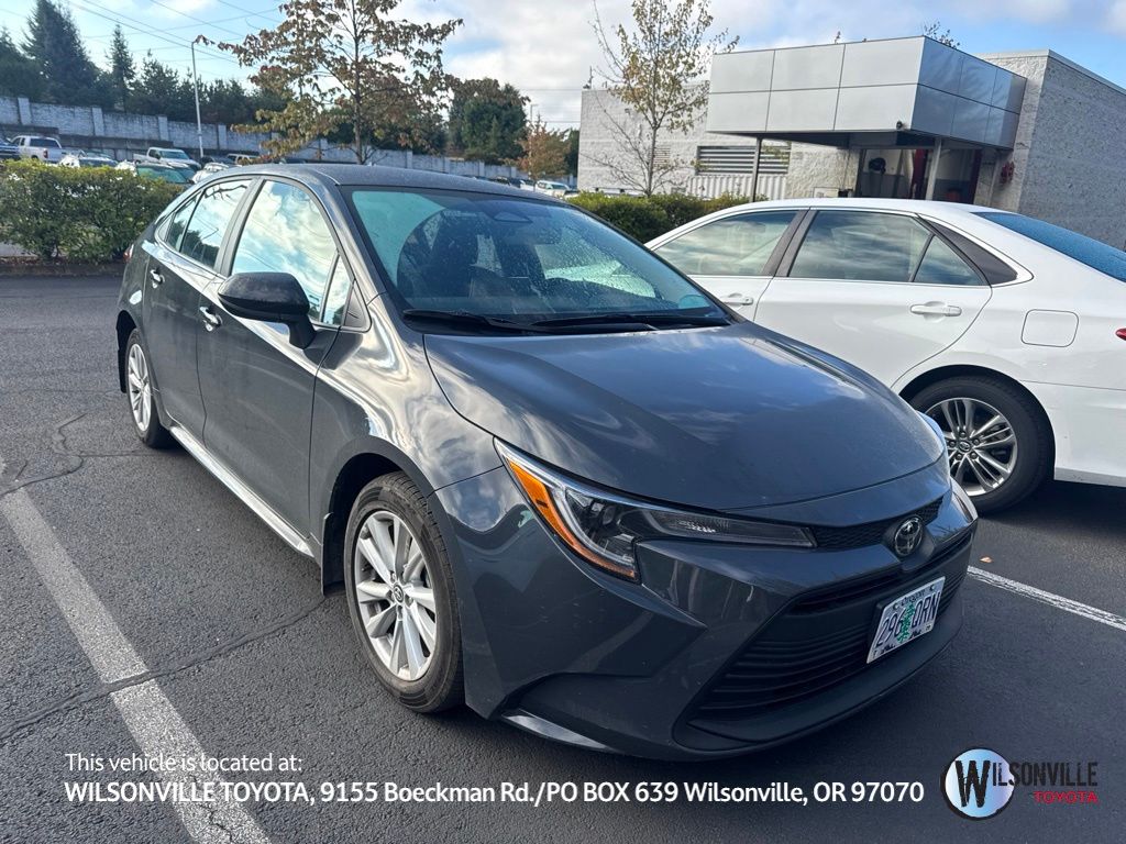 Underground 2025 Toyota Corolla Sedan Front-Wheel Drive Continuously Variable Transmission