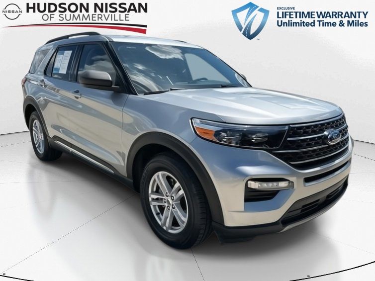 2024 Silver Metallic Ford Explorer XLT SUV