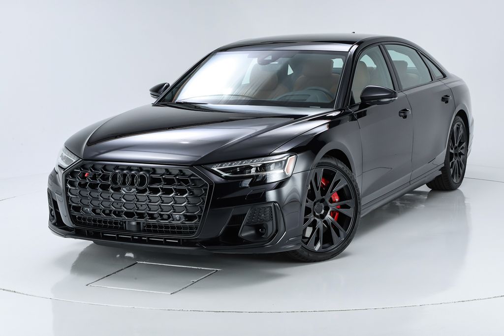 Sebring Black Crystal Effect 2026 Audi S8 Sedan All-Wheel Drive 8-Speed Automatic