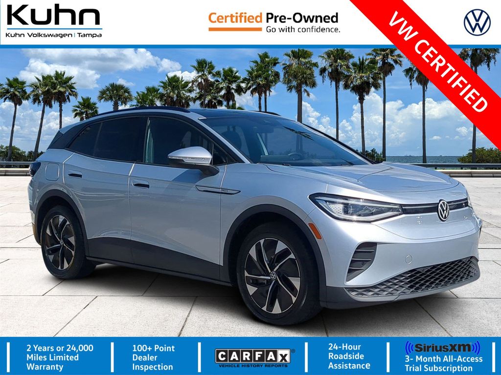 Scale Silver Metallic 2022 Volkswagen ID.4 SUV / Crossover Rear-Wheel Drive Automatic