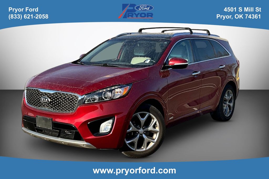 Remington Red Metallic 2017 Kia Sorento SX V6 AWD SUV / Crossover All-Wheel Drive 6-Speed Automatic