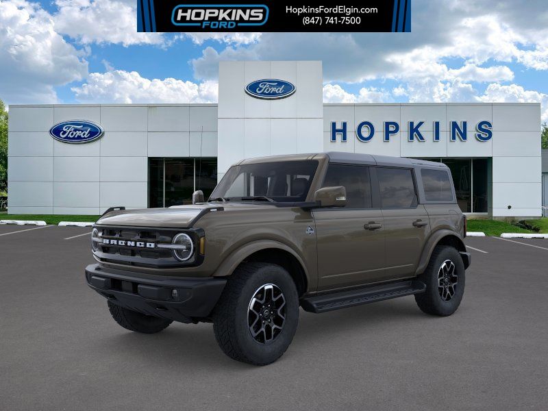 Marsh Gray 2025 Ford Bronco Outer Banks 4-Door 4WD SUV / Crossover Four-Wheel Drive Automatic