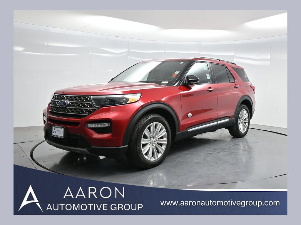 Rapid Red Metallic Tinted Clearcoat 2024 Ford Explorer SUV / Crossover All-Wheel Drive Automatic