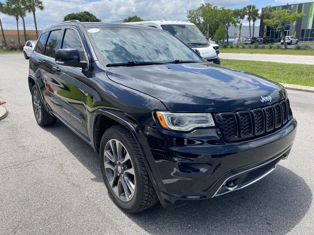 Diamond Black Crystal Pearlcoat 2018 Jeep Grand Cherokee Overland SUV / Crossover 4X2 8-Speed Automatic