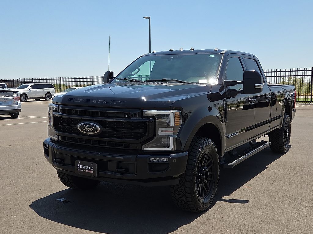 Black Metallic 2022 Ford F-250 Super Duty Pickup Truck Four-Wheel Drive Automatic