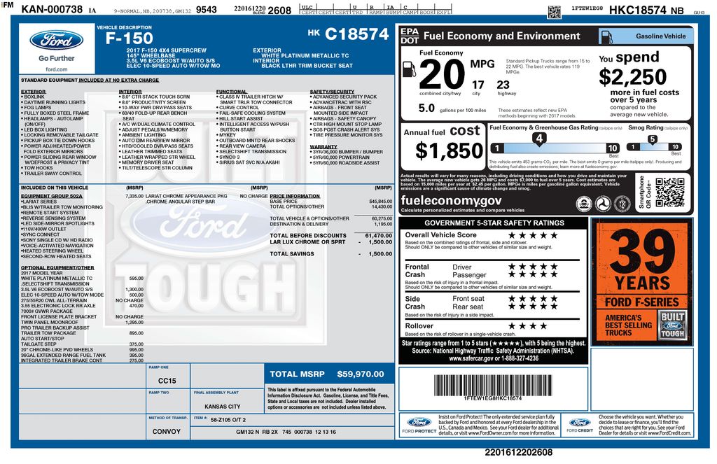 Used 2017 Ford F-150 Truck