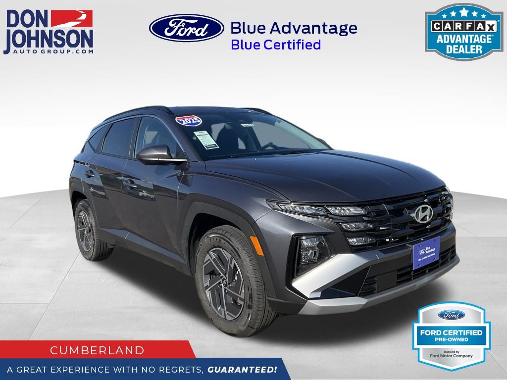Titanium Gray 2025 Hyundai Tucson Hybrid SUV / Crossover All-Wheel Drive 6-Speed Automatic