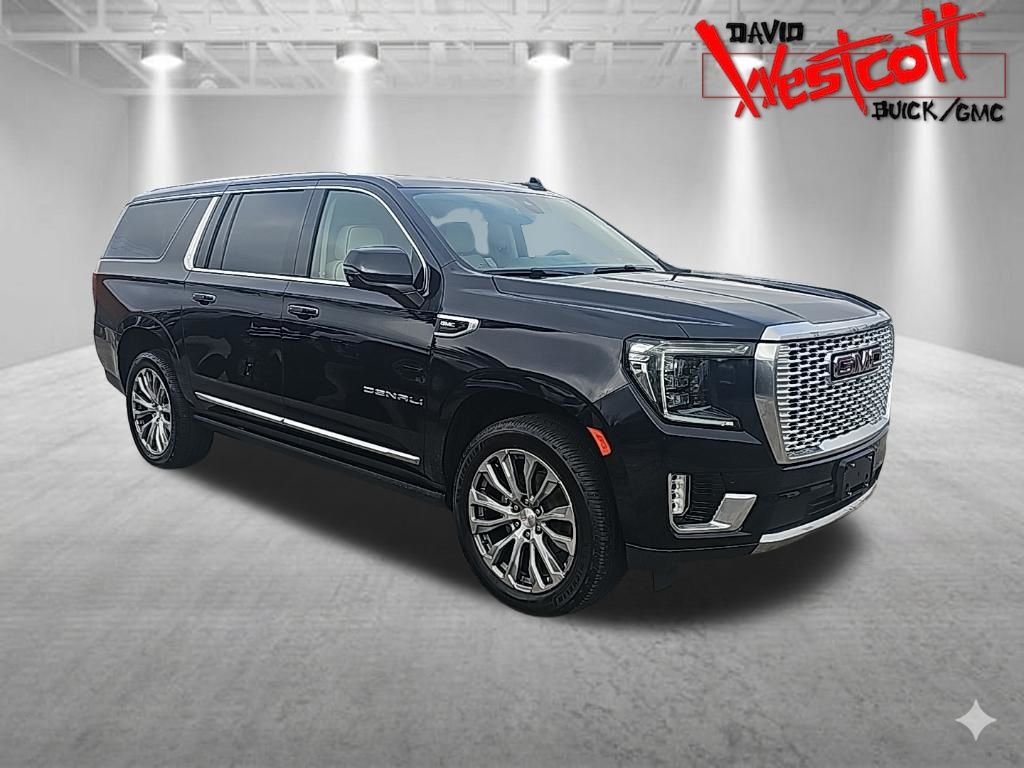 Midnight Blue Metallic 2022 GMC Yukon XL Denali 4WD SUV / Crossover Four-Wheel Drive