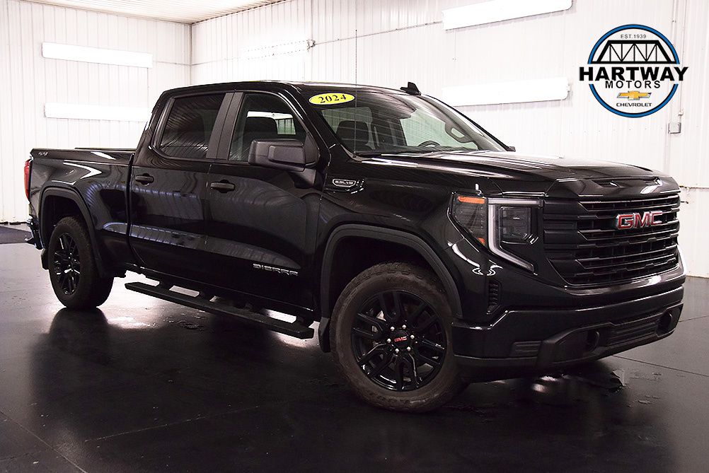 Onyx Black 2024 GMC Sierra 1500 Pickup Truck Four-Wheel Drive Automatic