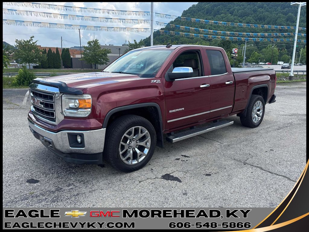 Sonoma Red Metallic 2014 GMC Sierra 1500 Pickup Truck Four-Wheel Drive 6-Speed Automatic Overdrive