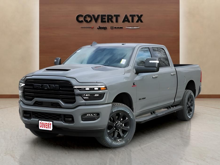 Ceramic Gray Clearcoat 2026 RAM 2500 Laramie Crew Cab 4WD Pickup Truck Four-Wheel Drive 8-Speed Automatic