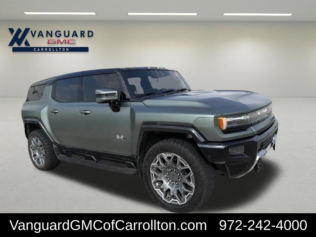 Moonshot Green Matte 2024 GMC Hummer EV SUV SUV / Crossover All-Wheel Drive 1-Speed Automatic