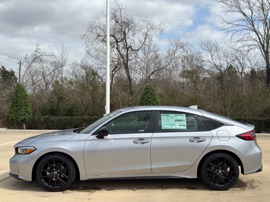 2026 Honda Civic Sport Silver at DeMontrond Auto Country