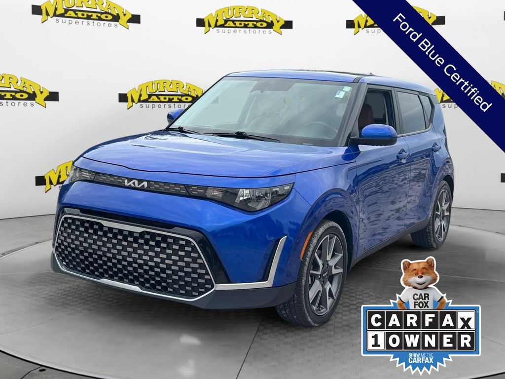 Neptune Blue 2024 Kia Soul SUV / Crossover Front-Wheel Drive Continuously Variable Transmission