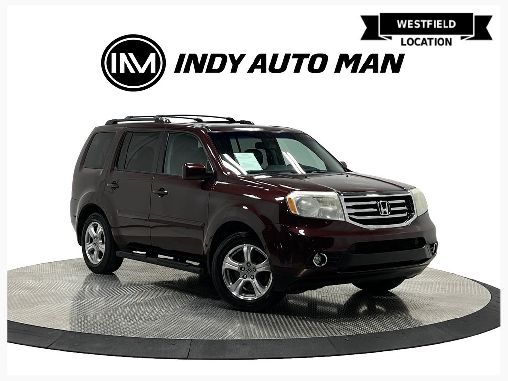 Dark Cherry Pearl 2013 Honda Pilot EX-L 4WD SUV / Crossover Four-Wheel Drive 5-Speed Automatic