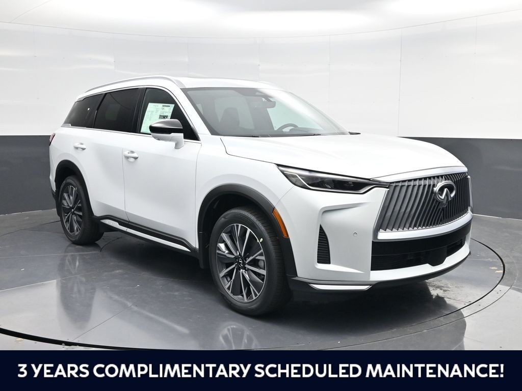 White 2026 INFINITI QX60 Luxe FWD SUV / Crossover Front-Wheel Drive 9-Speed Automatic