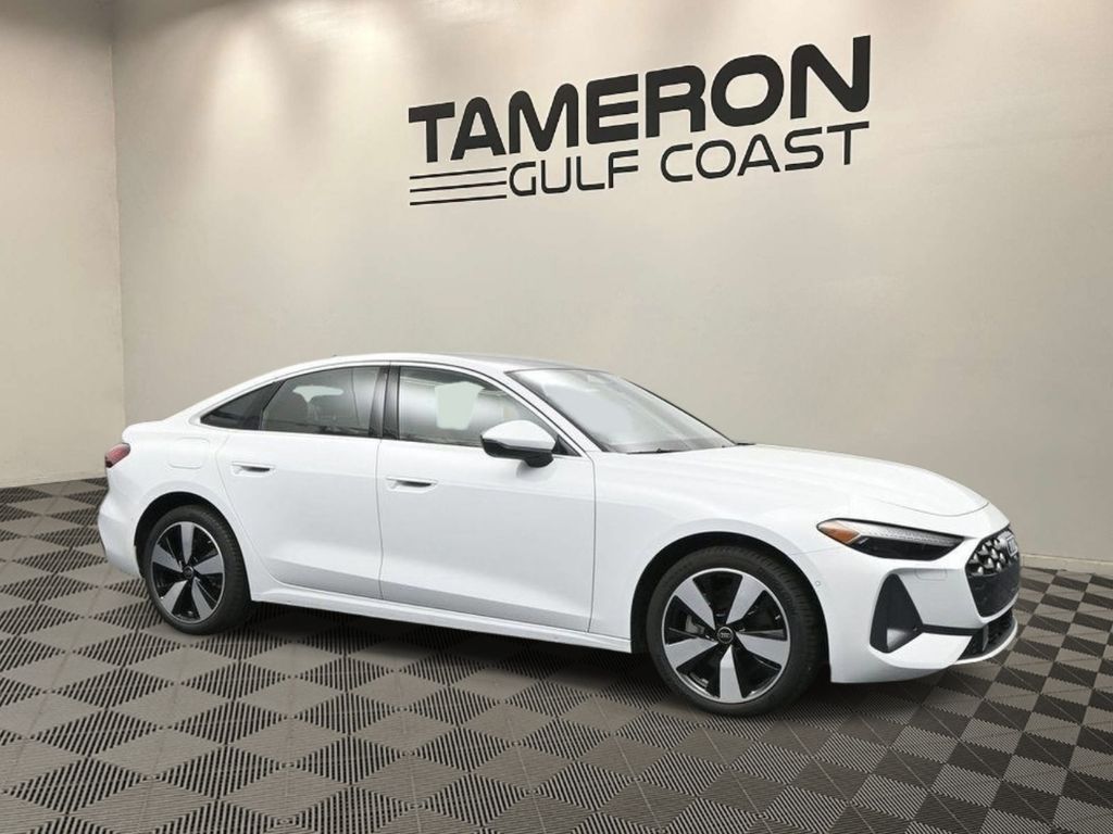 Glacier White Metallic 2025 Audi A5 quattro Premium Plus Sedan Sedan All-Wheel Drive 7-Speed Automatic