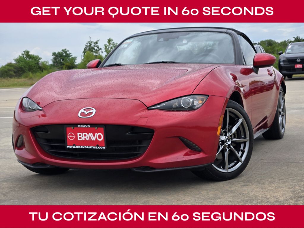 Soul Red Metallic 2016 Mazda MX-5 Miata Convertible Rear-Wheel Drive 6-Speed Manual