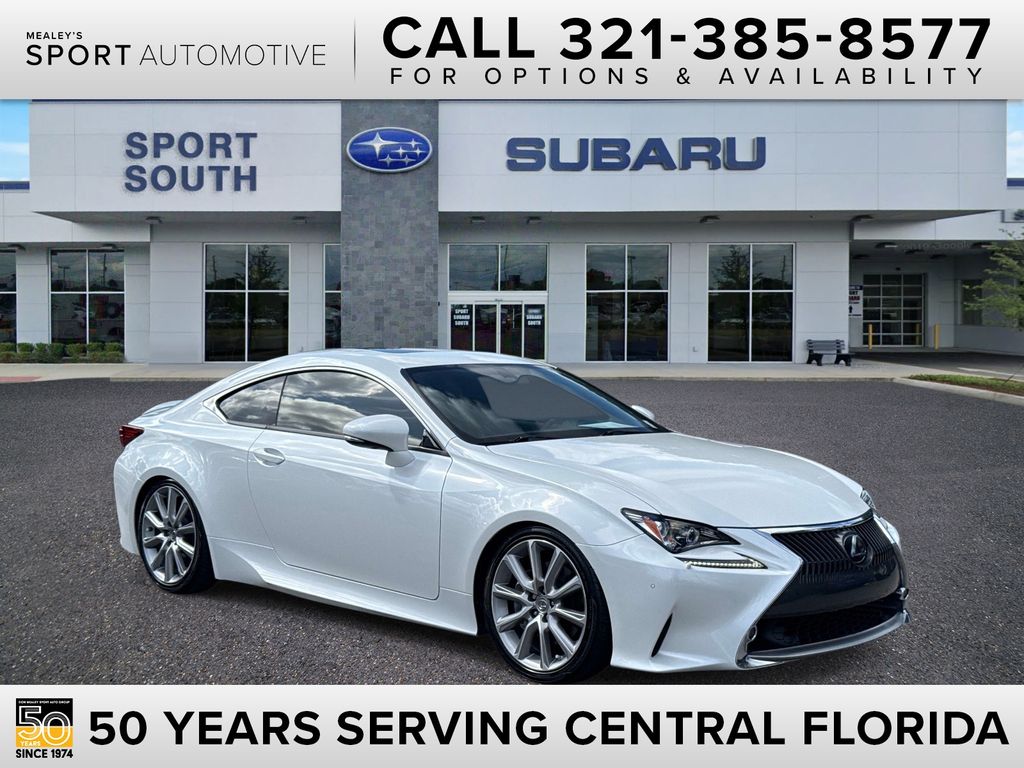 Starfire Pearl 2015 Lexus RC 350 AWD Coupe All-Wheel Drive 6-Speed Automatic