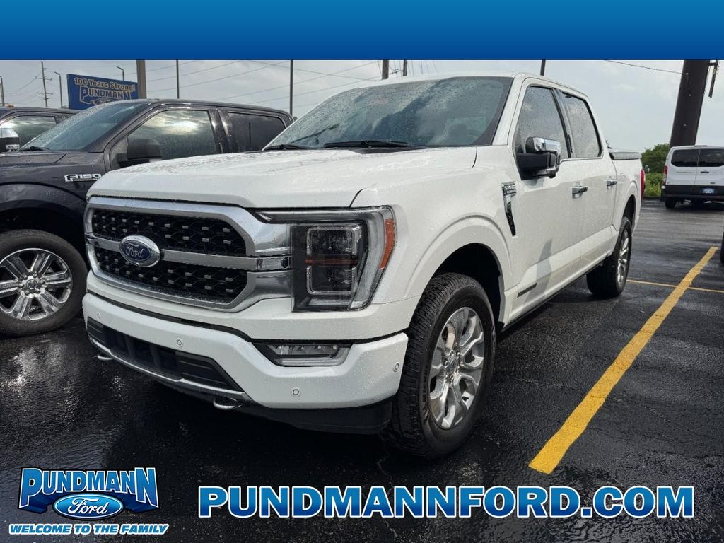 White Metallic 2023 Ford F-150 Pickup Truck Four-Wheel Drive Automatic