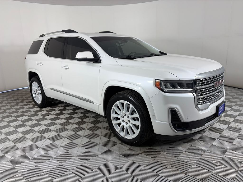 White Frost Tricoat 2022 GMC Acadia SUV / Crossover Four-Wheel Drive 9-Speed Automatic
