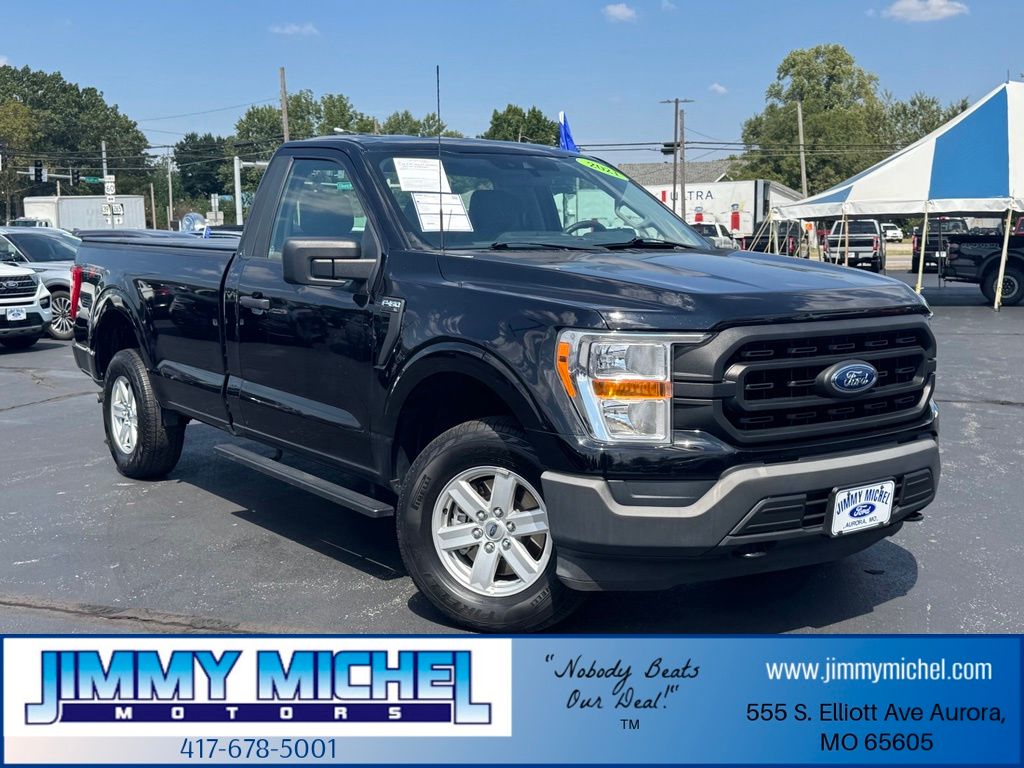Black Metallic 2021 Ford F-150 Pickup Truck Four-Wheel Drive Automatic