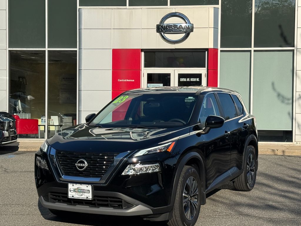 Super Black 2023 Nissan Rogue SUV / Crossover All-Wheel Drive Continuously Variable Transmission