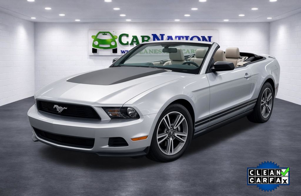 Ingot Silver 2011 Ford Mustang Convertible Rear-Wheel Drive 6-Speed Automatic