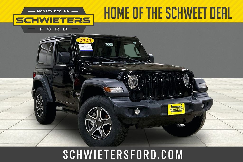 Black Clearcoat 2020 Jeep Wrangler SUV / Crossover Four-Wheel Drive 8-Speed Automatic