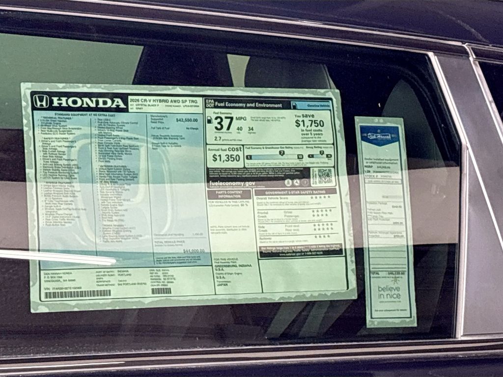 2026 Honda CR-V Hybrid Sport Touring