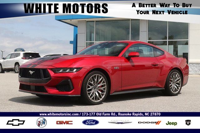 Red Metallic 2024 Ford Mustang GT Premium Fastback RWD Coupe Rear-Wheel Drive Automatic
