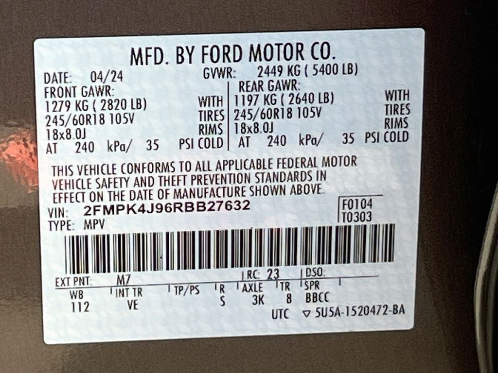 Used 2024 Gray Ford SEL image 33