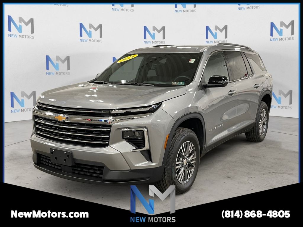 Sterling Gray Metallic 2026 Chevrolet Traverse SUV / Crossover Four-Wheel Drive 8-Speed Automatic