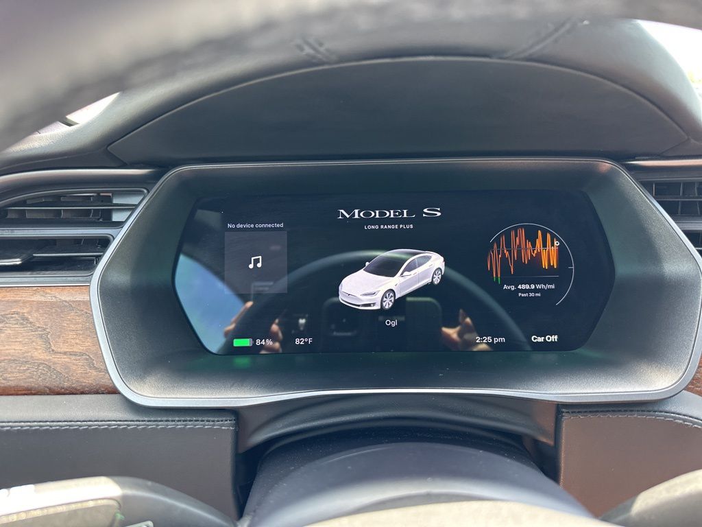 2020 Pearl White Multi-Coat Tesla Model S Long Range AWD Hatchback