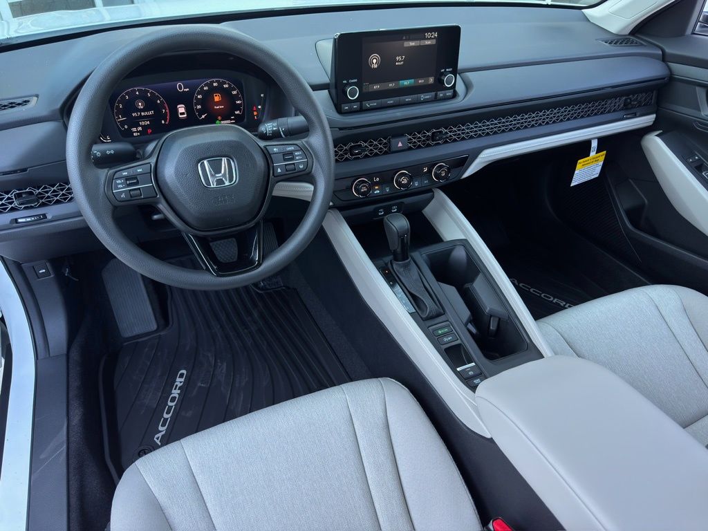 2025 Honda Accord LX White at Community Honda